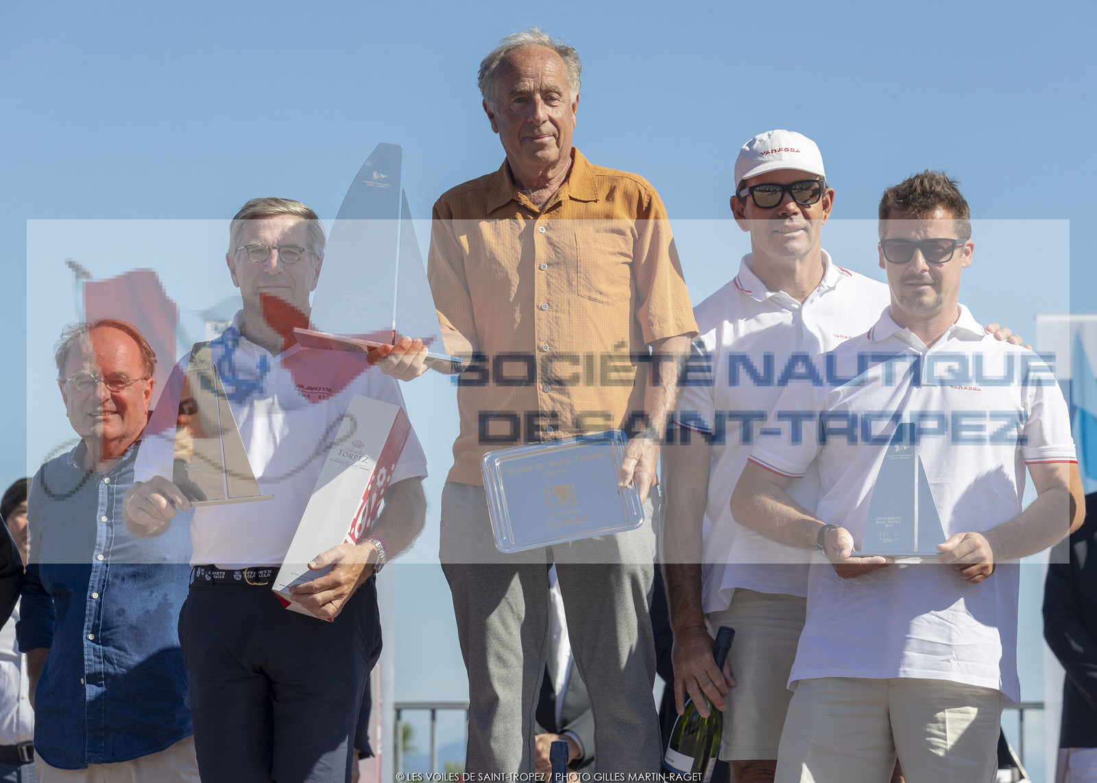 06 10 2019, Saint-Tropez (FRA,83), Les Voiles de Saint-Tropez 2019, day 7, prizegiving 06 10 2019, Saint-Tropez (FRA,83), Les Voiles de Saint-Tropez 2019, day 7, prizegiving