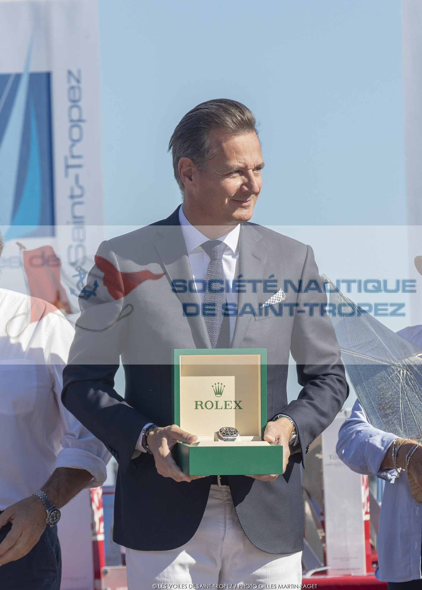 06 10 2019, Saint-Tropez (FRA,83), Les Voiles de Saint-Tropez 2019, day 7, prizegiving 06 10 2019, Saint-Tropez (FRA,83), Les Voiles de Saint-Tropez 2019, day 7, prizegiving