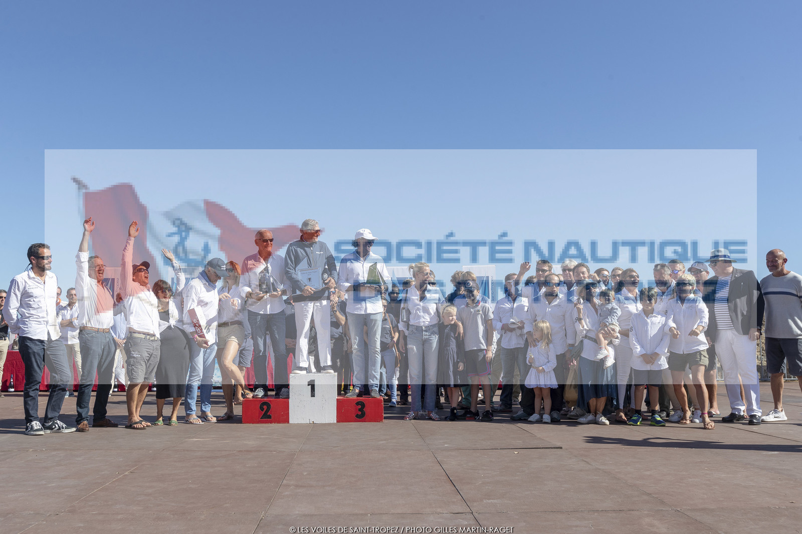 06 10 2019, Saint-Tropez (FRA,83), Les Voiles de Saint-Tropez 2019, day 7, prizegiving 06 10 2019, Saint-Tropez (FRA,83), Les Voiles de Saint-Tropez 2019, day 7, prizegiving