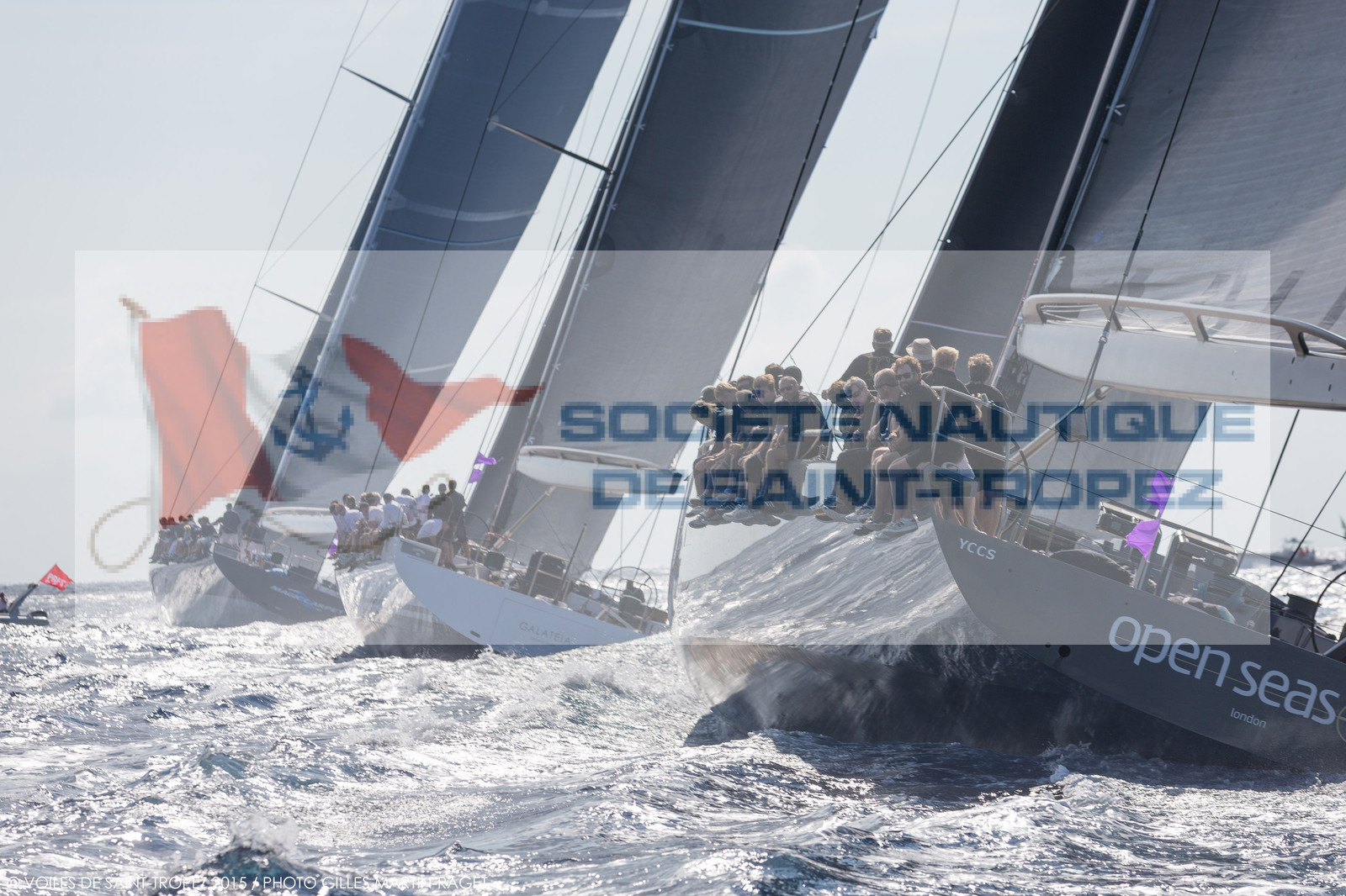 26 09 2016, Saint-Tropez (FRA,83), Voiles de Saint-Tropez 2016, Day 1, Wally yachts, 3 Wally Cento together 26 09 2016, Saint-Tropez (FRA,83), Voiles de Saint-Tropez 2016, Day 1, Wally yachts, 3 Wally Cento together