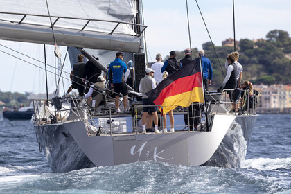 02 10 2022, Saint-Tropez (FRA,83), Voiles de Saint-Tropez 2022,  entraînement des maxis