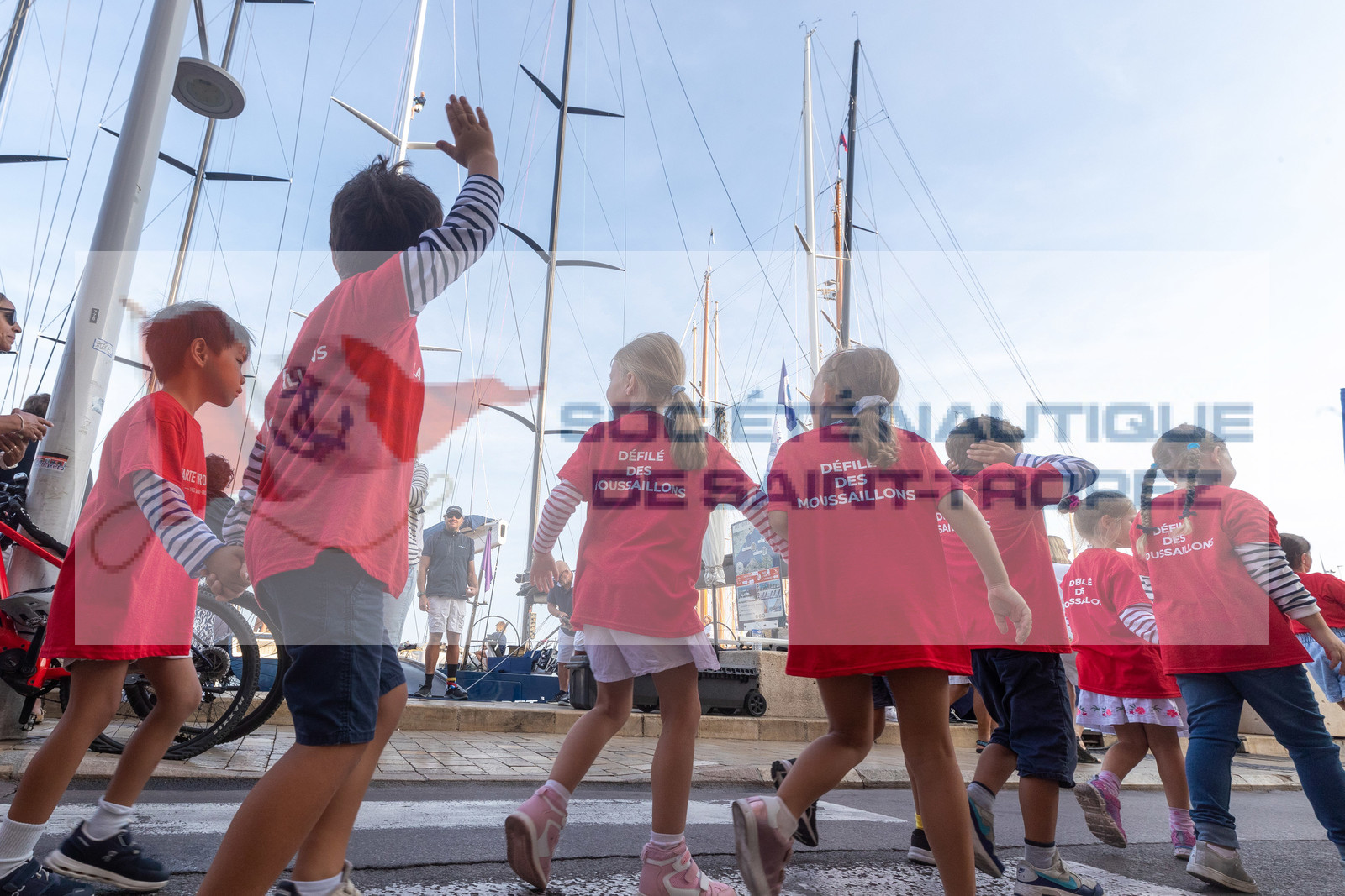 05 10 2023, Saint-Tropez (FRA,83), Les Voiles de Saint-Tropez 2023, Race Day 5, Défilé des minots de St Tropez 05 10 2023, Saint-Tropez (FRA,83), Les Voiles de Saint-Tropez 2023, Race Day 5, Défilé des minots de St Tropez