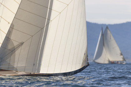 26 09 2020, Saint-Tropez (FRA,83), Les Voiles de Saint-Tropez 2020, Day 1, Training, Finish Yacht Club de France Cup Cannes - Saint-Tropez