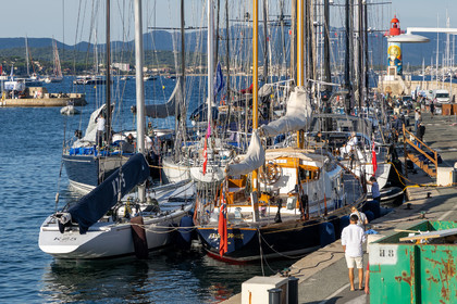 28 09 2025, Saint-Tropez (FRA), Les Voiles de Saint-Tropez 2025, Last training day and village opening