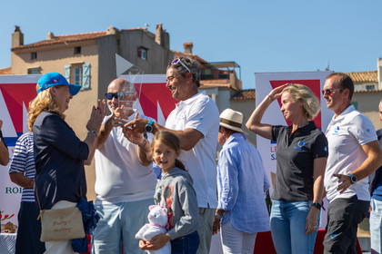 08 10 2023, Saint-Tropez (FRA,83), Les Voiles de Saint-Tropez 2023, Prizegiving classics and moderns