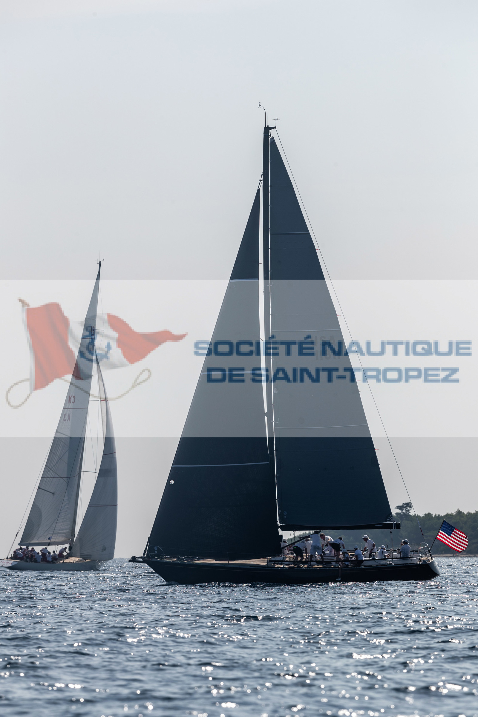 05 10 2023, Saint-Tropez (FRA,83), Les Voiles de Saint-Tropez 2023, Race Day 5, Défi Pride Vs Ikra 05 10 2023, Saint-Tropez (FRA,83), Les Voiles de Saint-Tropez 2023, Race Day 5, Défi Pride Vs Ikra