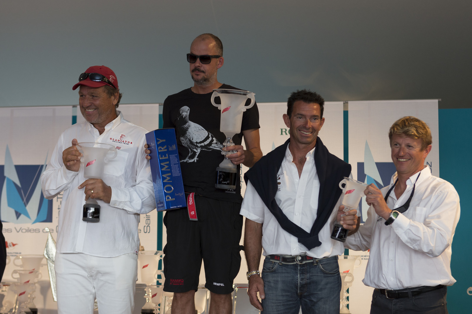 05 10 2014, Saint-Tropez (FRA,83), Voiles de Saint-Tropez 2014, Day 8, Prizegiving 05 10 2014, Saint-Tropez (FRA,83), Voiles de Saint-Tropez 2014, Day 8, Prizegiving