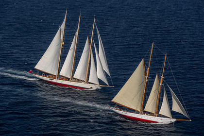 03 10 2023, Saint-Tropez (FRA,83), Les Voiles de Saint-Tropez 2023, Race Day 3, Adix et Orion (non inscrits)