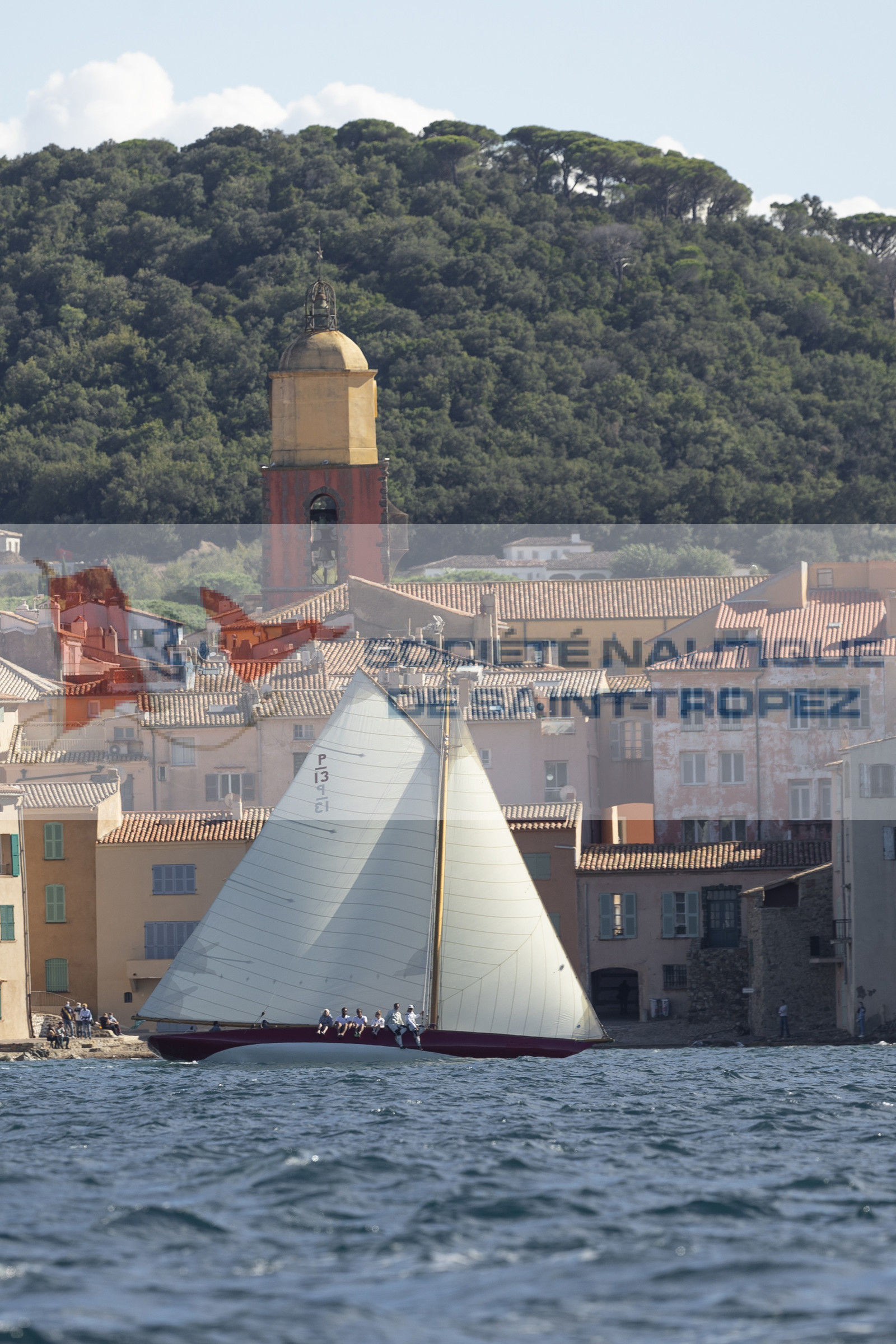 26 09 2020, Saint-Tropez (FRA,83), Les Voiles de Saint-Tropez 2020, Day 1, Training, Finish Yacht Club de France Cup Cannes - Saint-Tropez