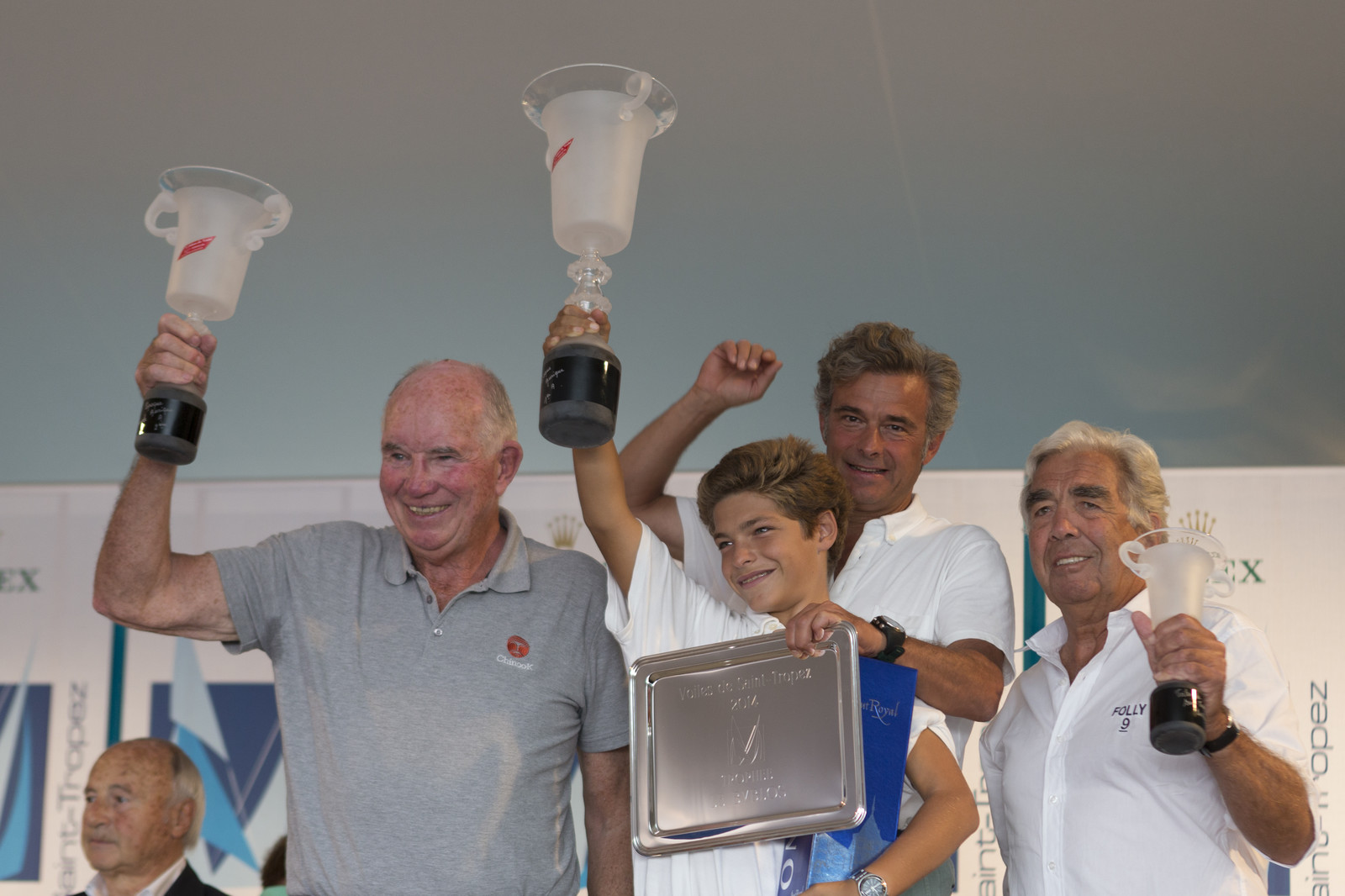 05 10 2014, Saint-Tropez (FRA,83), Voiles de Saint-Tropez 2014, Day 8, Prizegiving 05 10 2014, Saint-Tropez (FRA,83), Voiles de Saint-Tropez 2014, Day 8, Prizegiving