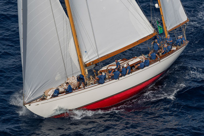 03 10 2023, Saint-Tropez (FRA,83), Les Voiles de Saint-Tropez 2023, Race Day 3, Trophée Rolex, Baruna