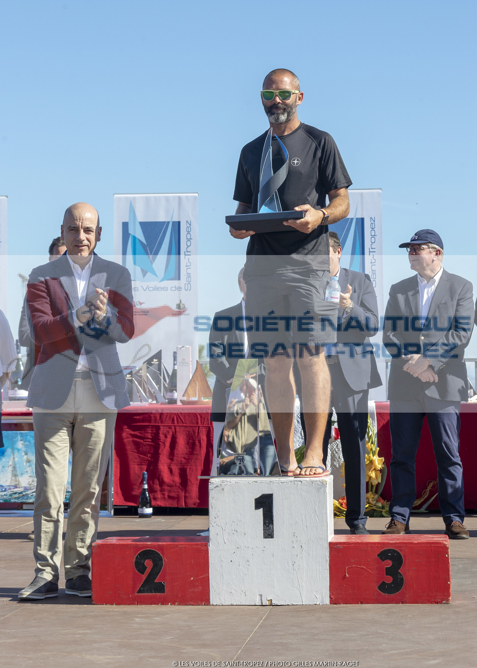 06 10 2019, Saint-Tropez (FRA,83), Les Voiles de Saint-Tropez 2019, day 7, prizegiving 06 10 2019, Saint-Tropez (FRA,83), Les Voiles de Saint-Tropez 2019, day 7, prizegiving
