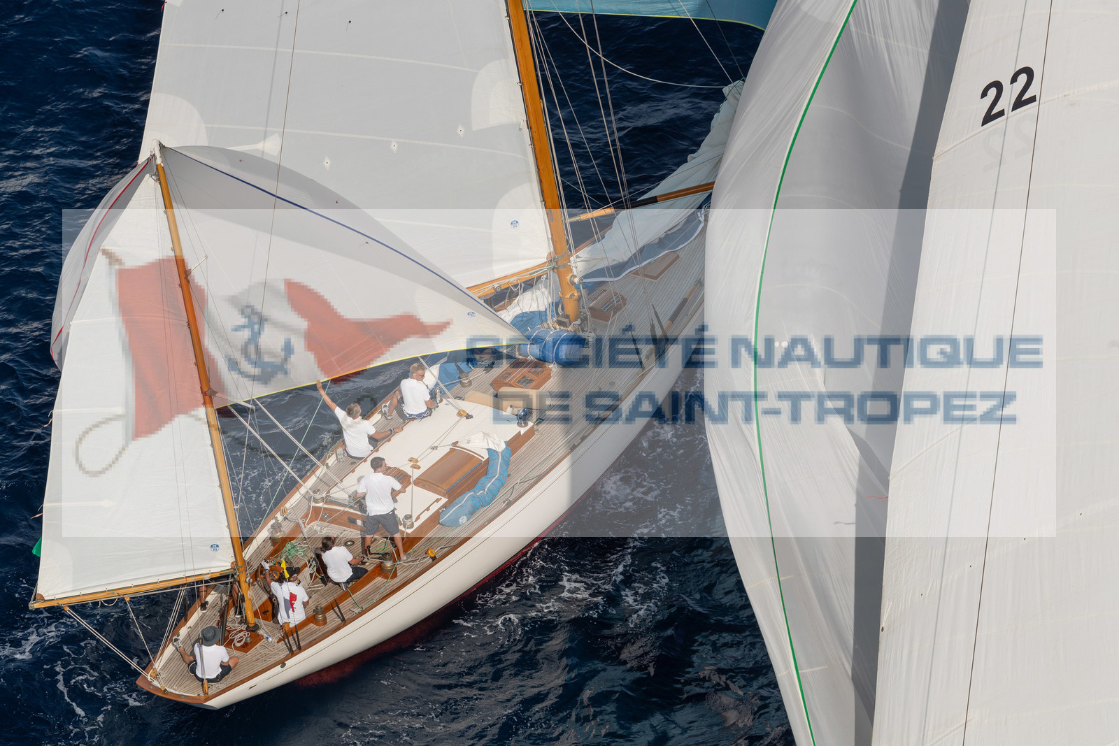 03 10 2023, Saint-Tropez (FRA,83), Les Voiles de Saint-Tropez 2023, Race Day 3, Trophée Rolex, Skylark of 1937 03 10 2023, Saint-Tropez (FRA,83), Les Voiles de Saint-Tropez 2023, Race Day 3, Trophée Rolex, Skylark of 1937