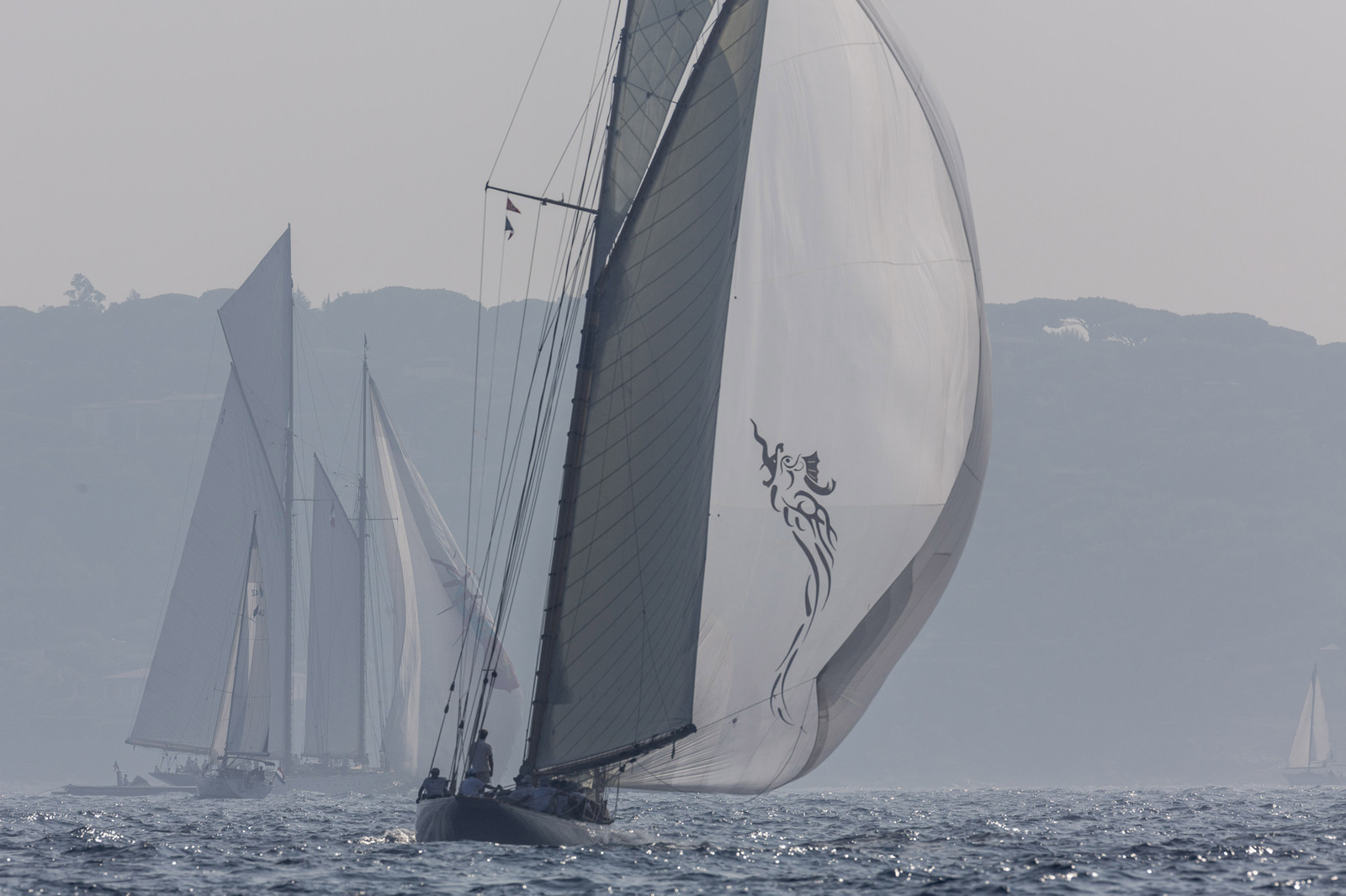 28 09 2014, Saint-Tropez (FRA,83), Voiles de Saint-Tropez 2014, Coupe du Yacht Club de France, Marislka, Elena