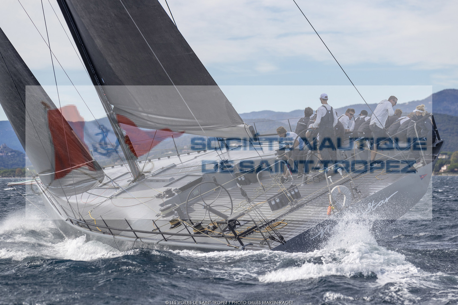 02 10 2022, Saint-Tropez (FRA,83), Voiles de Saint-Tropez 2022,  entraînement des maxis