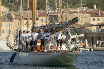 30 09 2018, Saint-Tropez (FRA, 83), Les Voiles de Saint-Tropez 2018, arrivée de Cannes-Saint-Tropez, Coupe du Yacht Club de France