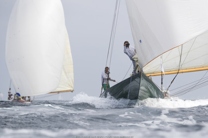 01 10 2017, Saint-Tropez (FRA,83), Les Voiles de Saint-Tropez 2017, Entrainements libres et arrivée de la Coupe du Yacht Club de France