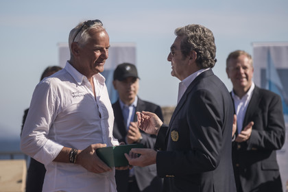 06 10 2017, Saint-Tropez (FRA,83), Les Voiles de Saint-Tropez 2017, jour , Remise des prix