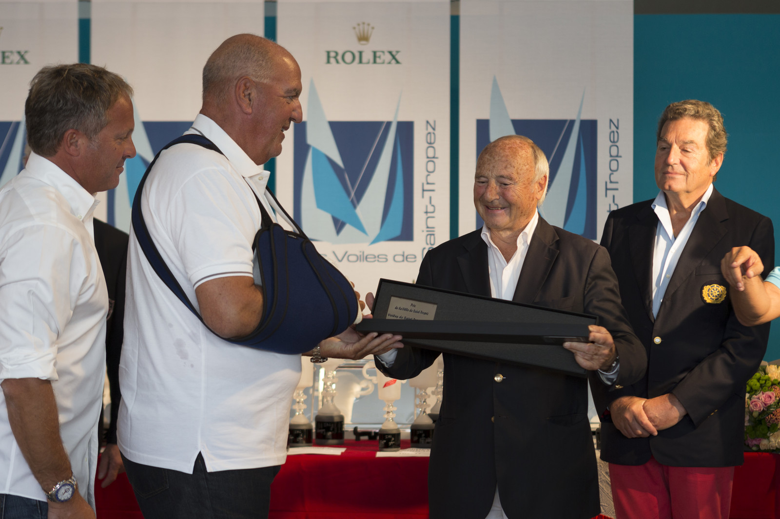 05 10 2014, Saint-Tropez (FRA,83), Voiles de Saint-Tropez 2014, Day 8, Prizegiving 05 10 2014, Saint-Tropez (FRA,83), Voiles de Saint-Tropez 2014, Day 8, Prizegiving