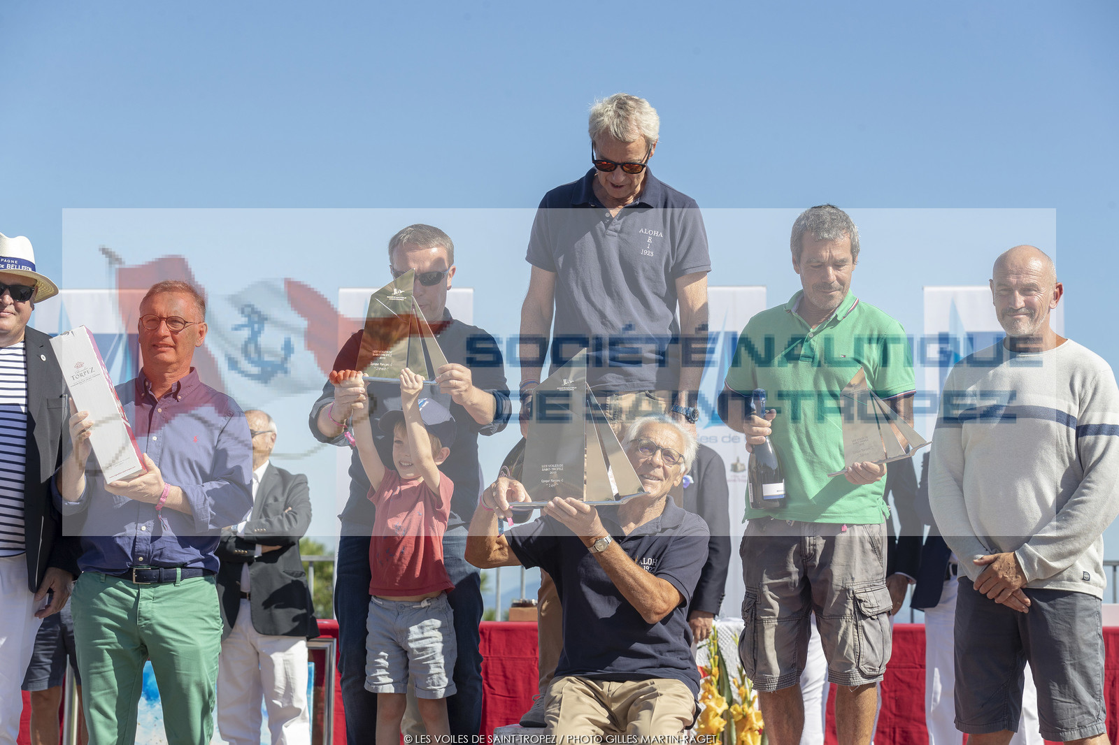 06 10 2019, Saint-Tropez (FRA,83), Les Voiles de Saint-Tropez 2019, day 7, prizegiving 06 10 2019, Saint-Tropez (FRA,83), Les Voiles de Saint-Tropez 2019, day 7, prizegiving