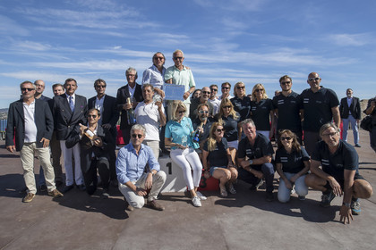 06 10 2017, Saint-Tropez (FRA,83), Les Voiles de Saint-Tropez 2017, jour , Remise des prix