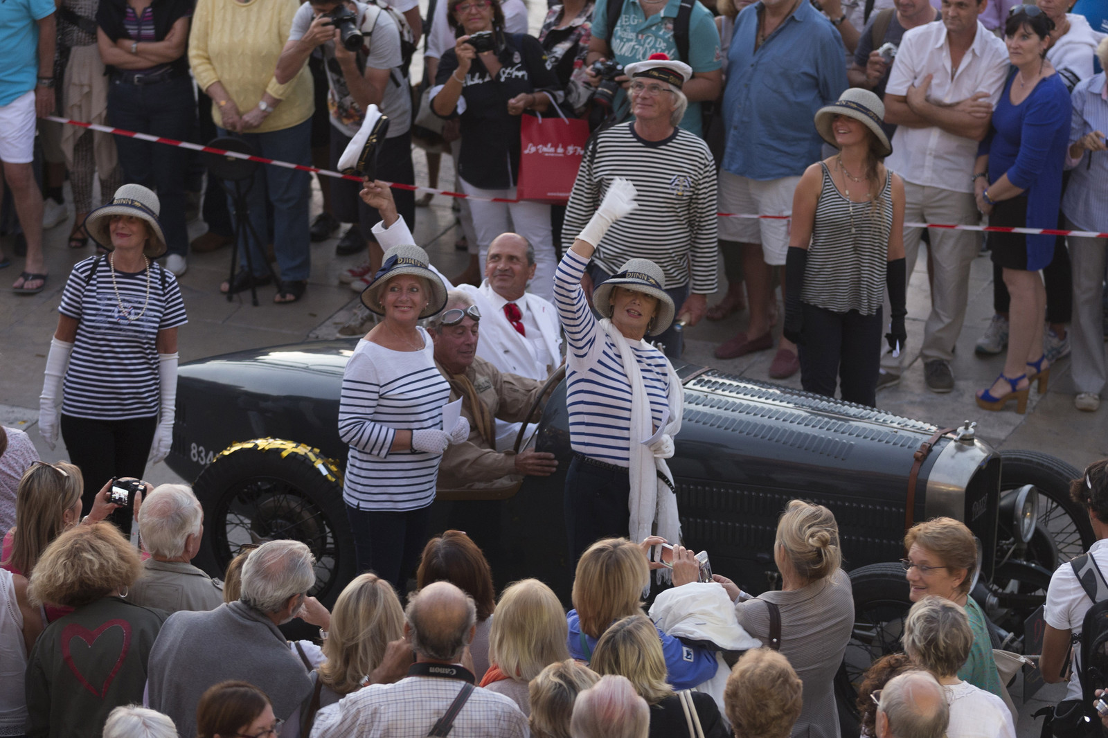 02 10 2014, Saint-Tropez (FRA,83), Voiles de Saint-Tropez 2014, Day 4, défilé des équipages   crew parade 02 10 2014, Saint-Tropez (FRA,83), Voiles de Saint-Tropez 2014, Day 4, défilé des équipages   crew parade