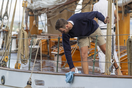 25 09 2022, Saint-Tropez (FRA, 83), Les Voiles de Saint-Tropez 2022, Arrivée des bateaux et de la Coupe d'Automne du Yacht Club de France