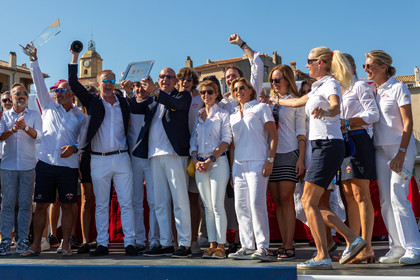 08 10 2023, Saint-Tropez (FRA,83), Les Voiles de Saint-Tropez 2023, Prizegiving classics and moderns