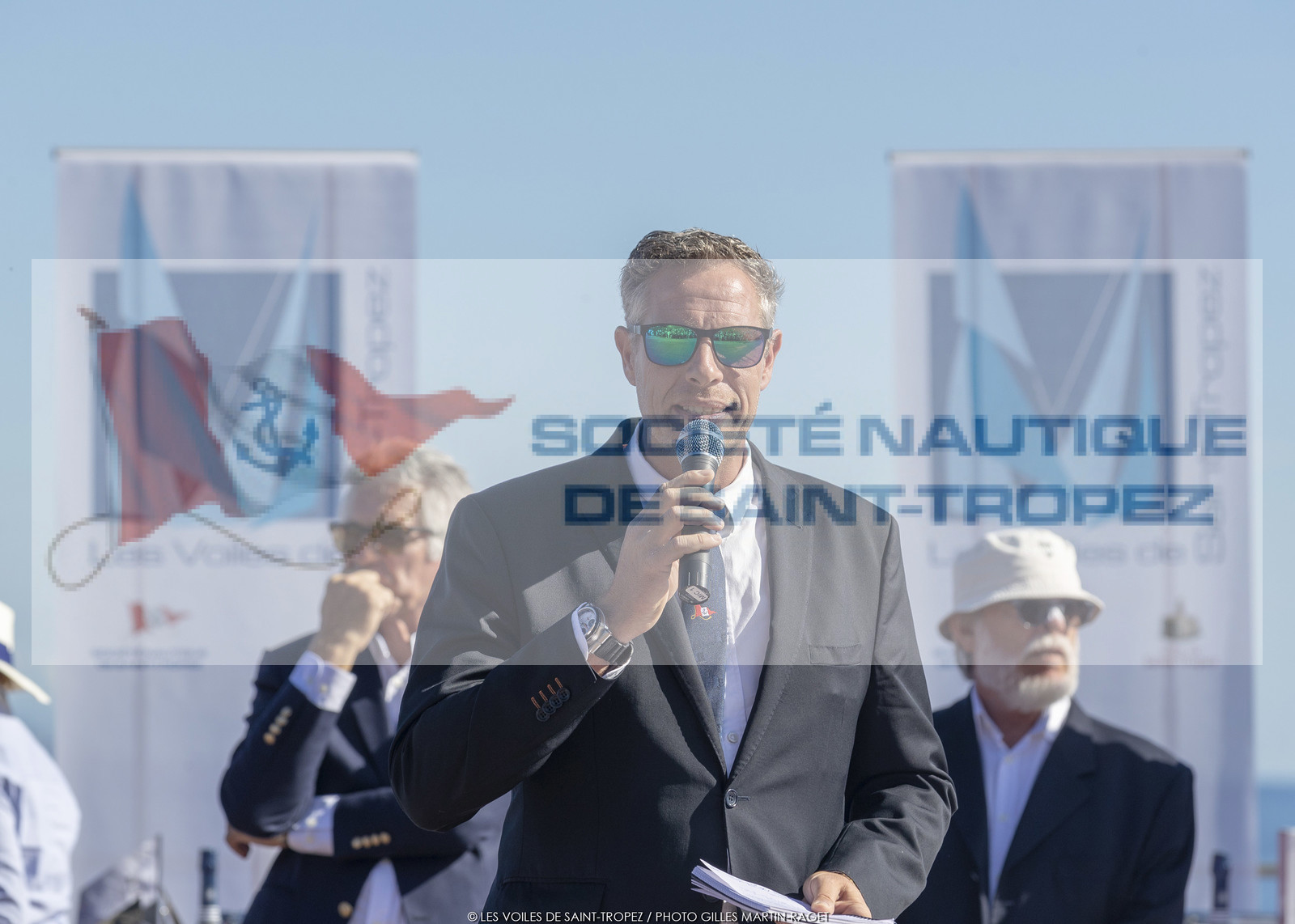 06 10 2019, Saint-Tropez (FRA,83), Les Voiles de Saint-Tropez 2019, day 7, prizegiving 06 10 2019, Saint-Tropez (FRA,83), Les Voiles de Saint-Tropez 2019, day 7, prizegiving