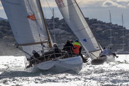 26 09 2020, Saint-Tropez (FRA,83), Les Voiles de Saint-Tropez 2020, Day 1, Training, Finish Yacht Club de France Cup Cannes - Saint-Tropez