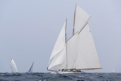 01 10 2017, Saint-Tropez (FRA,83), Les Voiles de Saint-Tropez 2017, Entrainements libres et arrivée de la Coupe du Yacht Club de France