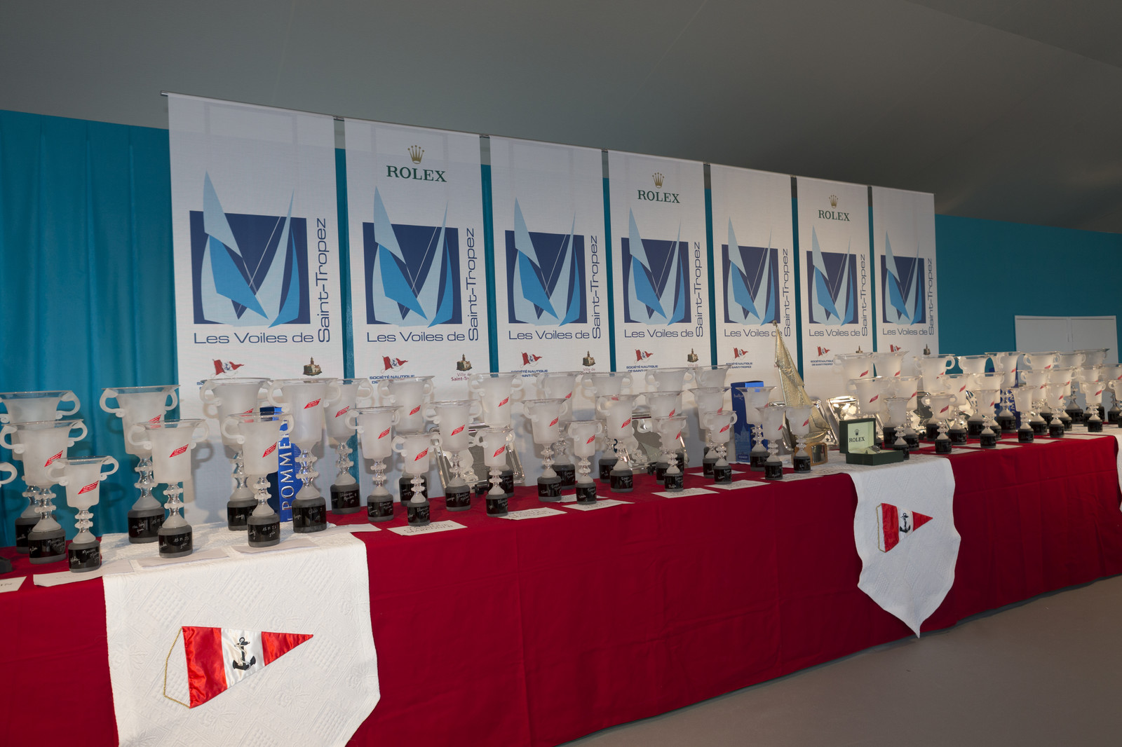 05 10 2014, Saint-Tropez (FRA,83), Voiles de Saint-Tropez 2014, Day 8, Prizegiving 05 10 2014, Saint-Tropez (FRA,83), Voiles de Saint-Tropez 2014, Day 8, Prizegiving