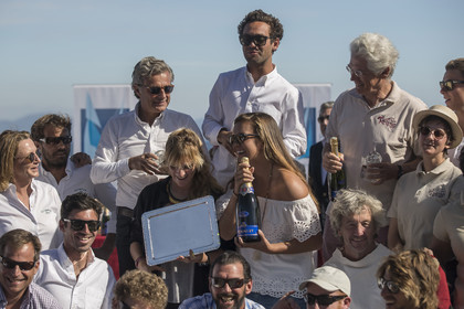 06 10 2017, Saint-Tropez (FRA,83), Les Voiles de Saint-Tropez 2017, jour , Remise des prix