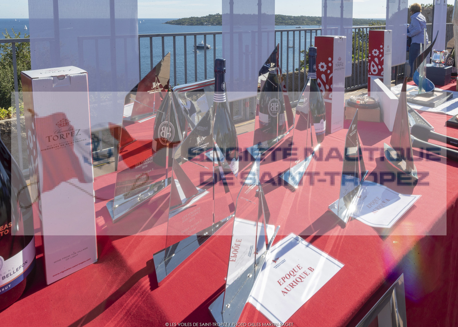 06 10 2019, Saint-Tropez (FRA,83), Les Voiles de Saint-Tropez 2019, day 7, prizegiving 06 10 2019, Saint-Tropez (FRA,83), Les Voiles de Saint-Tropez 2019, day 7, prizegiving